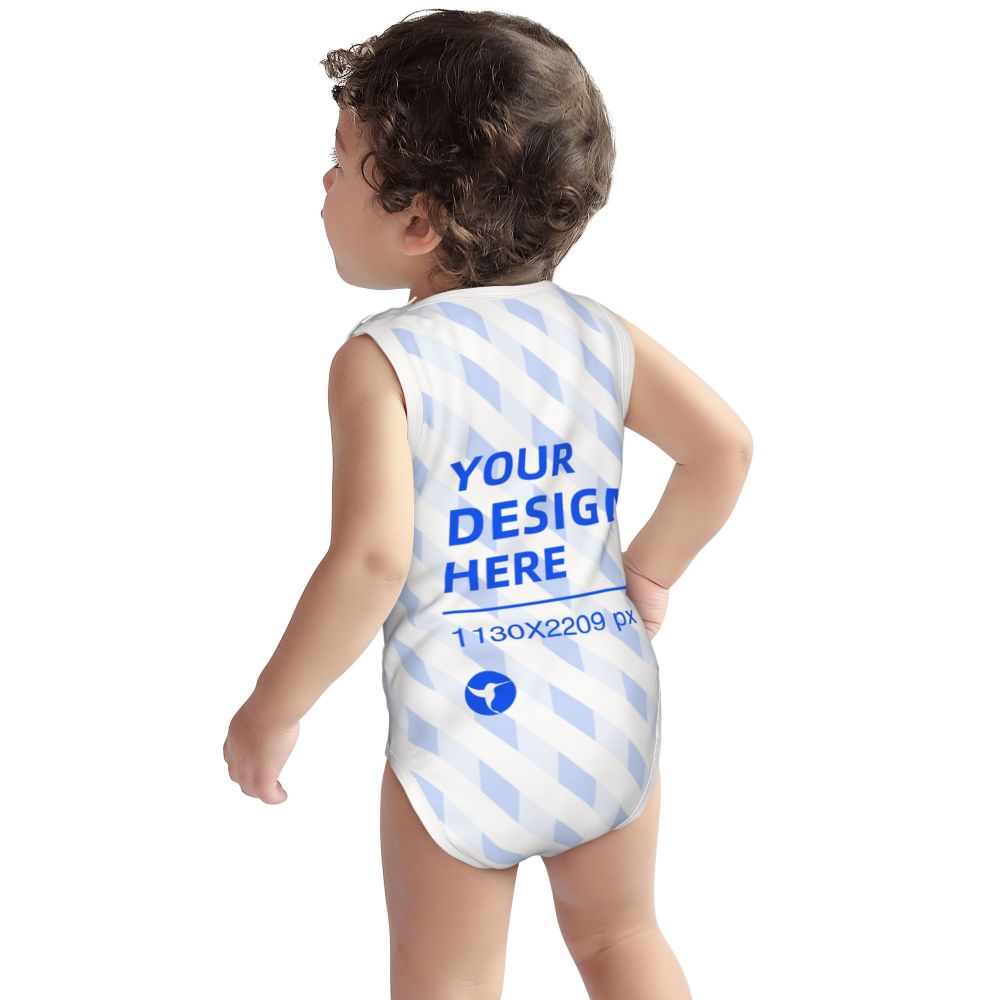 Soft And Skin-friendly Baby Cotton Sleeveless Romper