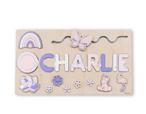 Personalized Baby Name Wooden Puzzle Toy