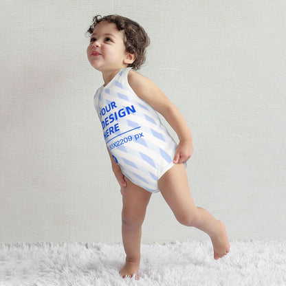 Soft And Skin-friendly Baby Cotton Sleeveless Romper