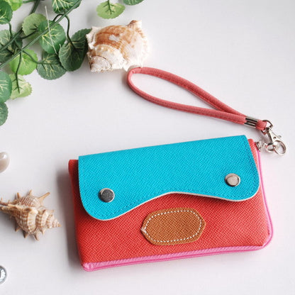 [Sun and Sky] Colorful Leatherette Mobile Phone Pouch Cell Phone Case Clutch Pouch