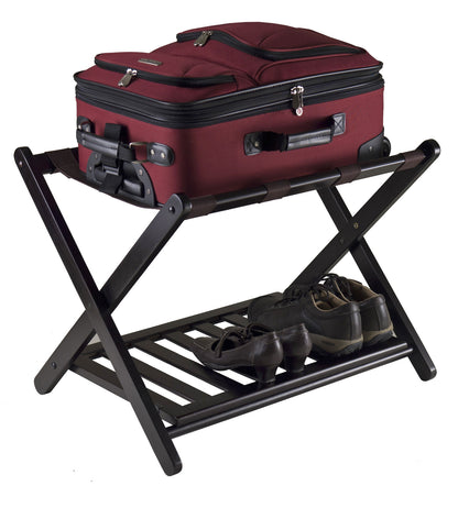 Reese Luggage Rack with shelf