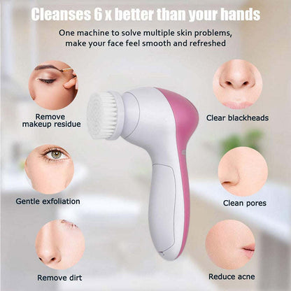 Face Massage Cleansing Brush Set