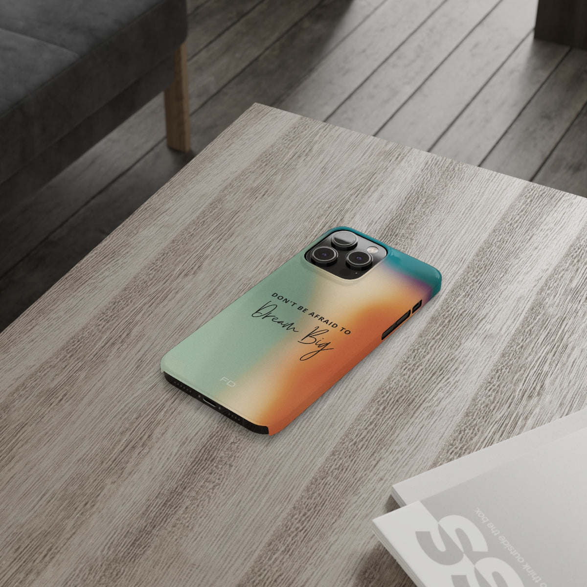 Dream Big Quote Slim Case for iPhone