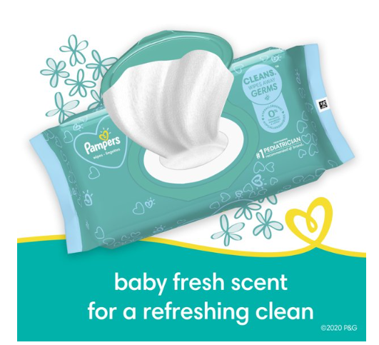 Pampers Baby Wipes Baby Fresh;  800 Count