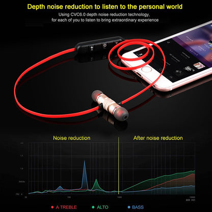 Magnetic Headphones In-Ear Bluetooth Stereo Earphones Headset Wireless Earbuds Random Color