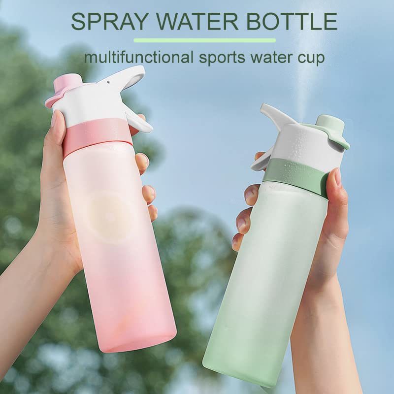 Spray Water Bottle For Outdoor Sport Fitness Water Cup Large Capacity Spray Bottle BPA Free Drinkware Travel Bottles Kitchen Gadgets Eco-Friendly Large CapacitySpray Water Bottle