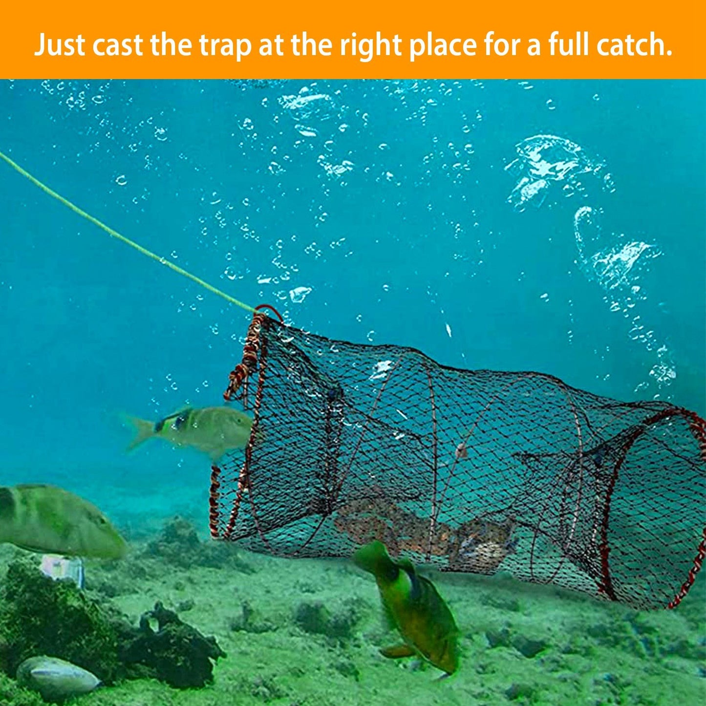 Crab Trap Bait Nets 2Pcs