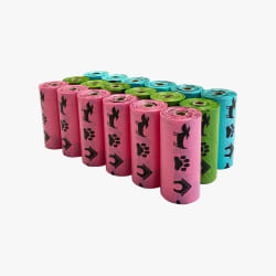 15Pcs/Roll Dog Cat Poop Bag Degradable