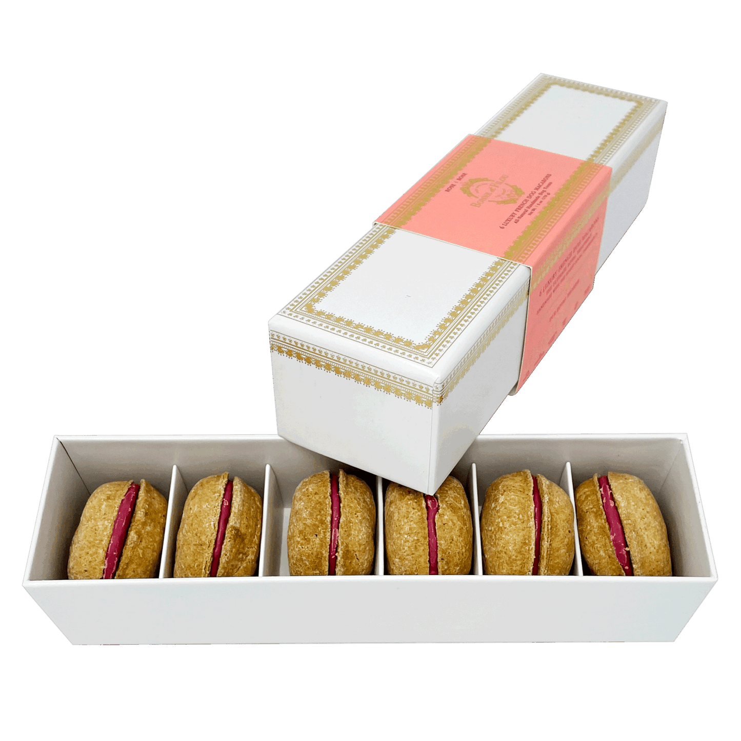 Dog Macarons - Count of 6 (Dog Treats | Dog Gifts)