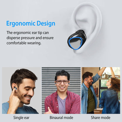 5.1 TWS Wireless Earbuds Touch Control Headphone in-Ear Earphone Headset with Charging Case IPX7 Waterproof Power Bank