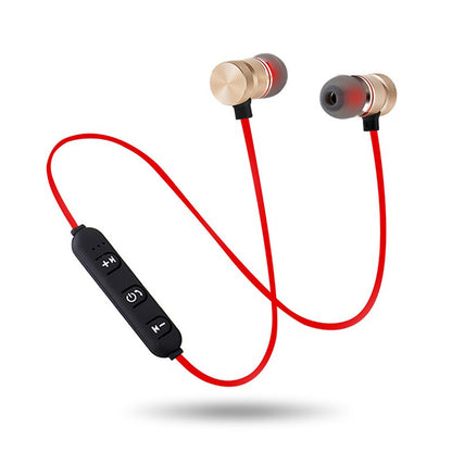 Magnetic Headphones In-Ear Bluetooth Stereo Earphones Headset Wireless Earbuds Random Color