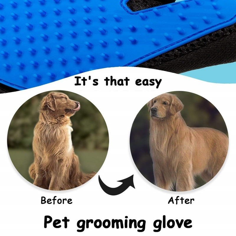 Wool Glove Pet Hair Deshedding Brush Comb