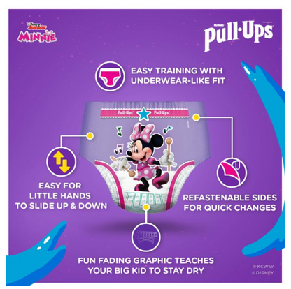 Pull-Ups Girls' Potty Training Pants Size 6;  4T-5T;  17 Ct