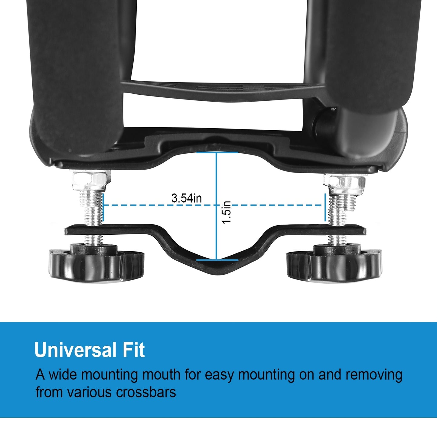 1 Pair Universal J-Bar Kayak Carrier