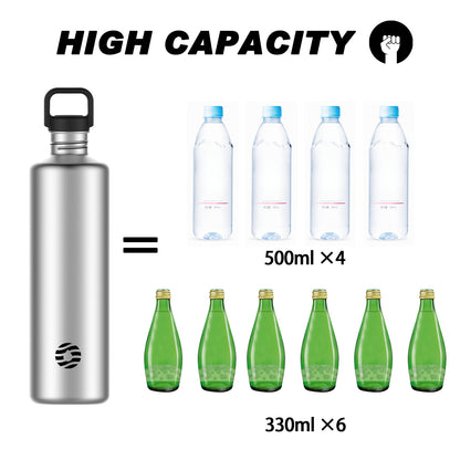 2L Stainless Steel Water Bottle