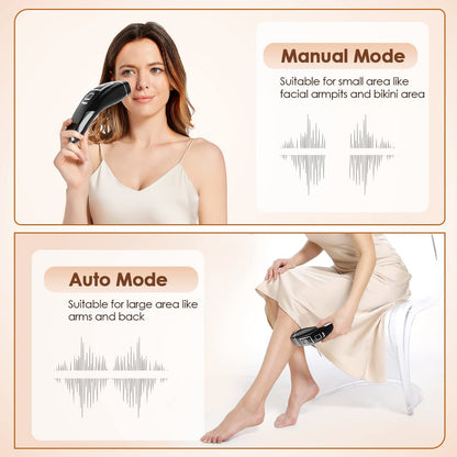 IPL Hair Removal Device with Ice Cooling Function 999; 999 Flashes