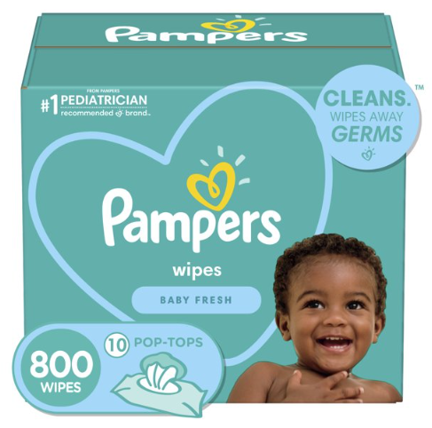 Pampers Baby Wipes Baby Fresh;  800 Count