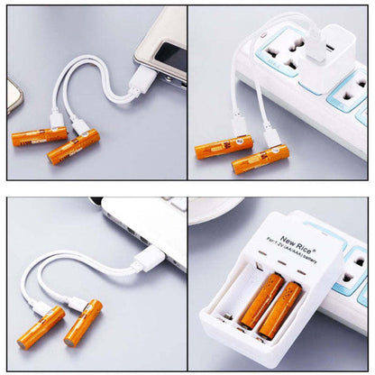 ECO Recharge 4 Pack AA Or AAA USB Rechargeable Batteries